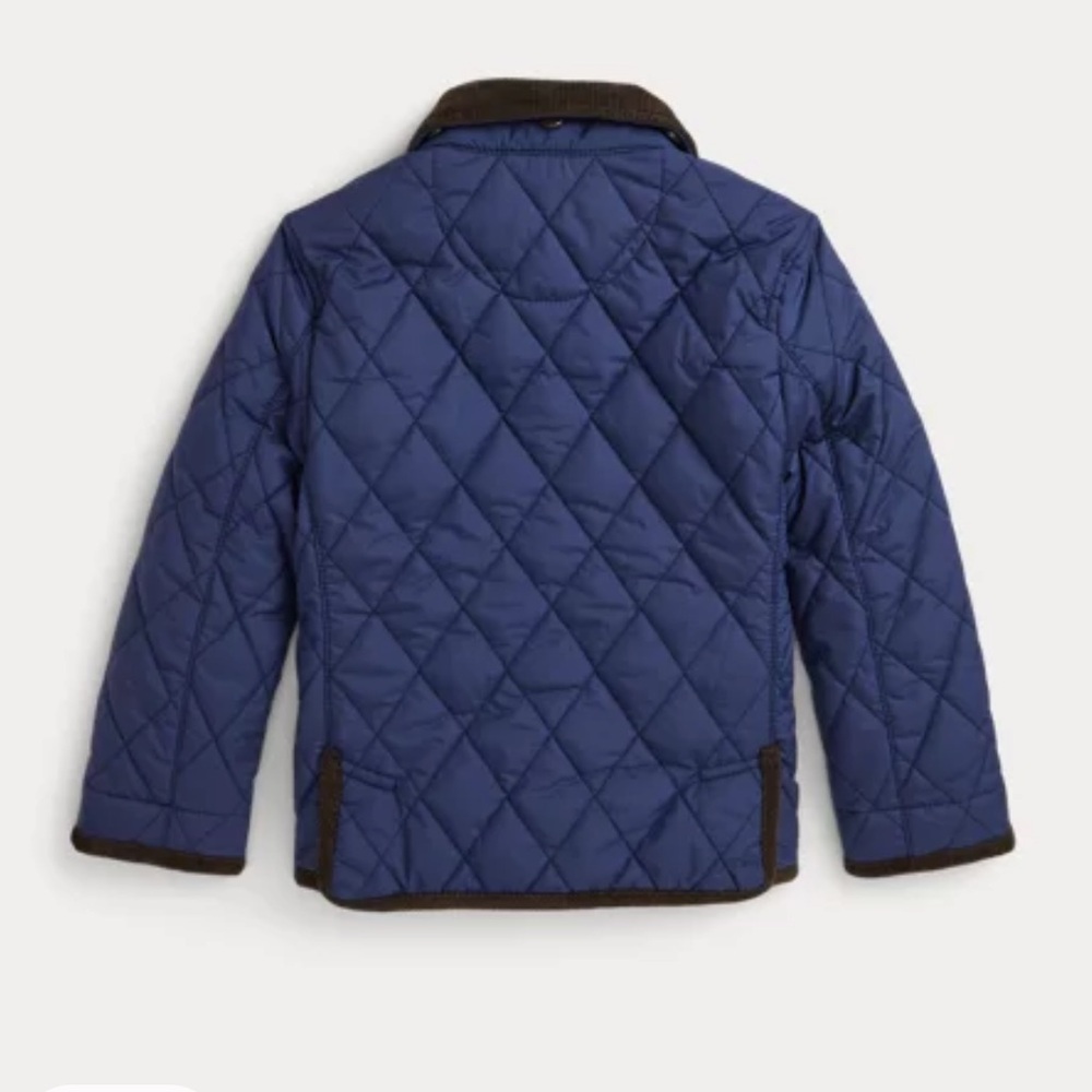 Polo by Ralph Lauren Blue Quilted Kids Jacket - Picture 3 of 10